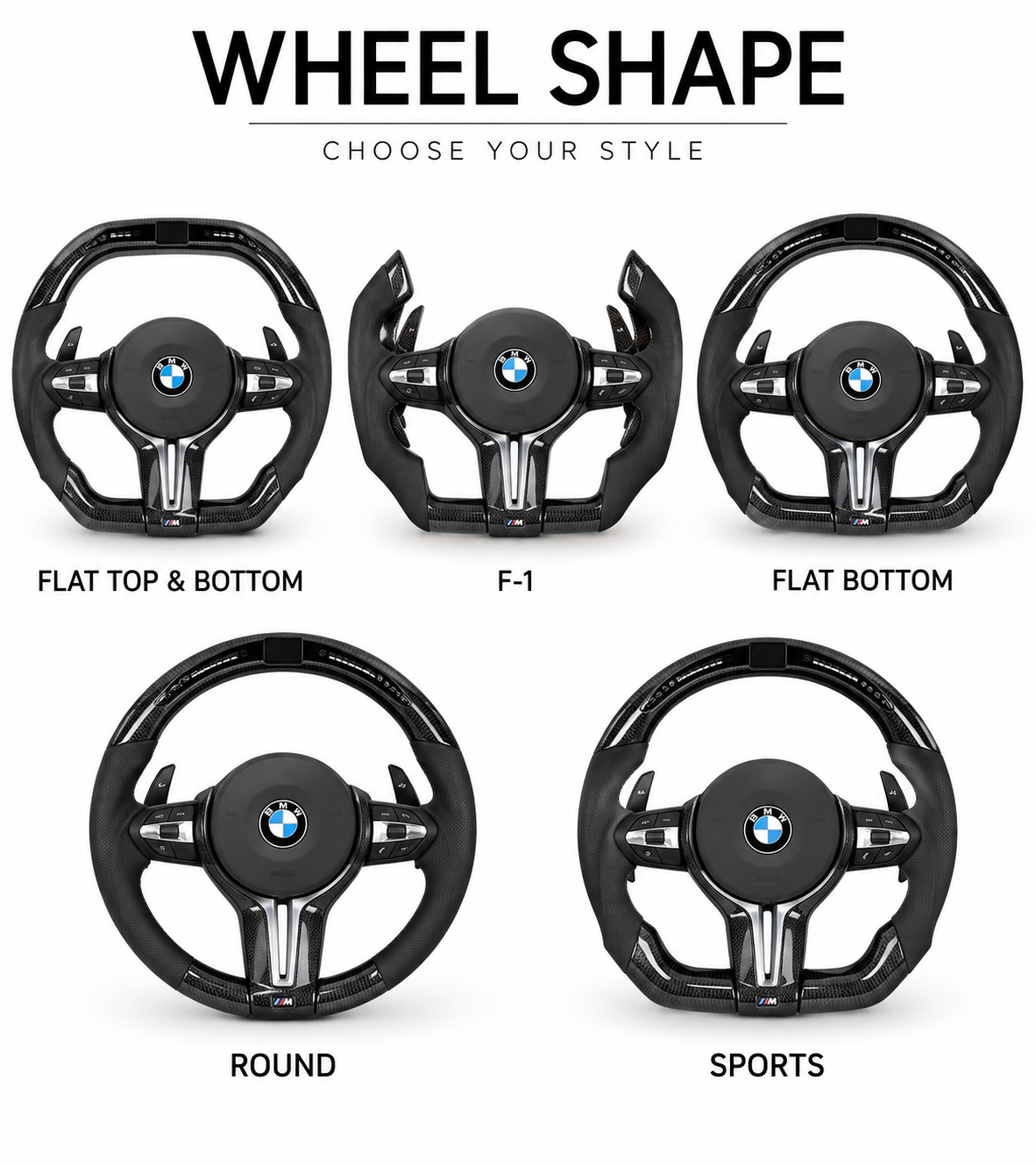 BMW F-Series M Sport Custom Steering Wheel