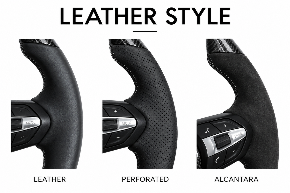 AUDI A/S/RS STYLE (1ST GEN) CUSTOMIZABLE STEERING WHEEL (FITS 2013 - 2016 MODELS)