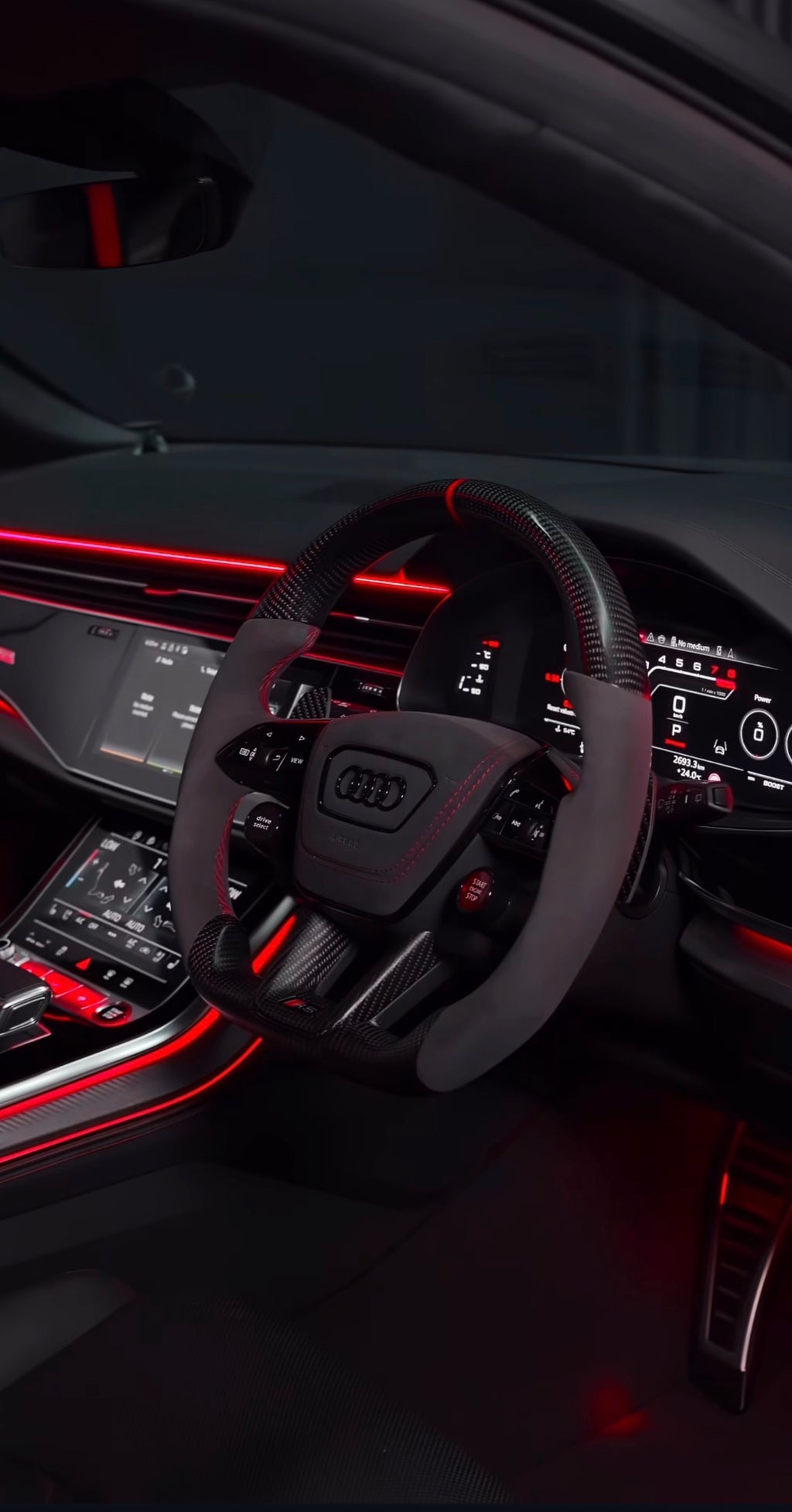 AUDI RS6 STYLE CUSTOMIZABLE STEERING WHEEL