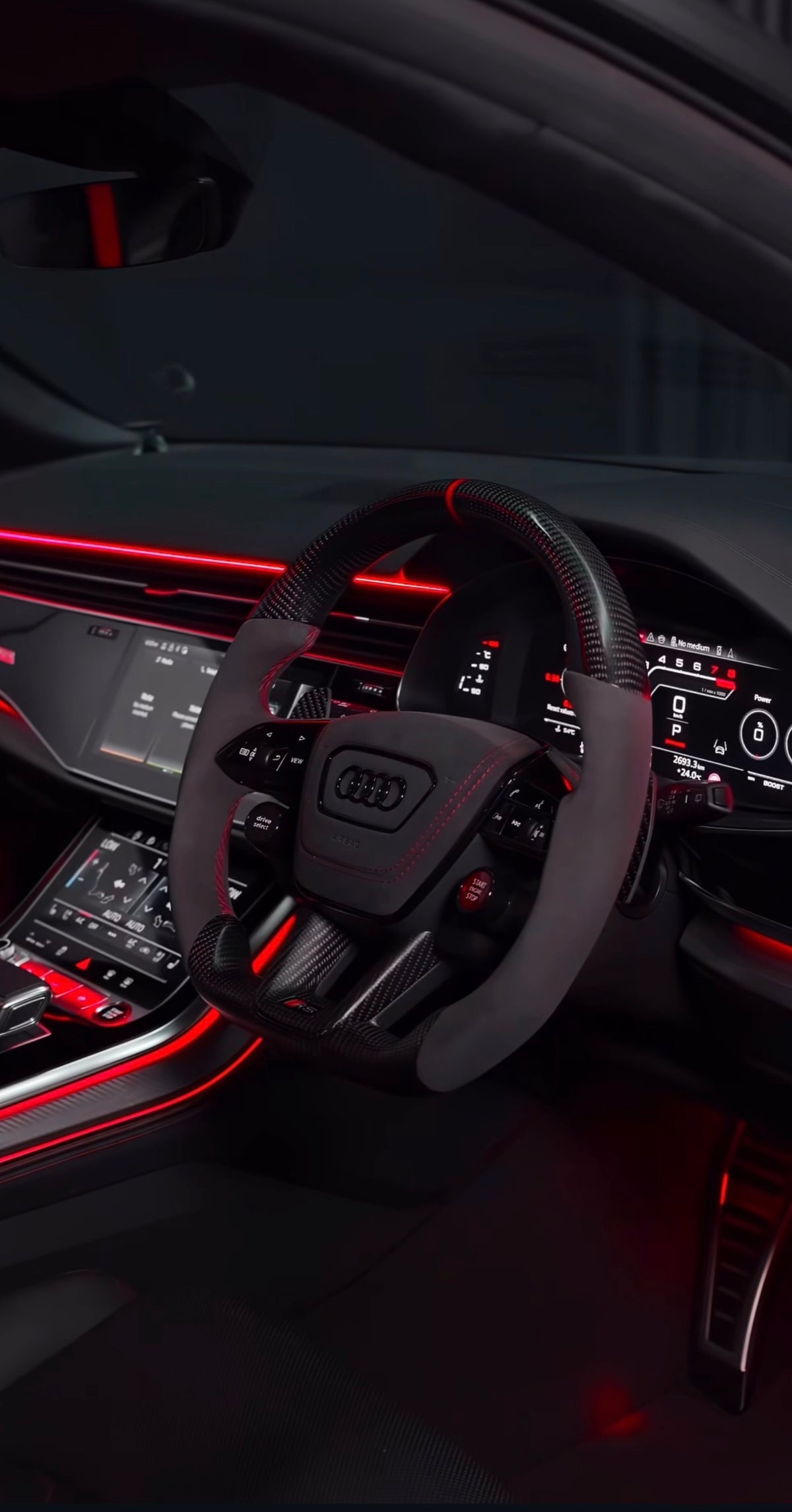 AUDI RS6 STYLE CUSTOMIZABLE STEERING WHEEL