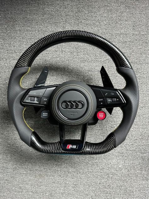 AUDI R8/TT STYLE CUSTOMIZABLE STEERING WHEEL (FITS 2010+ ALL MODELS)
