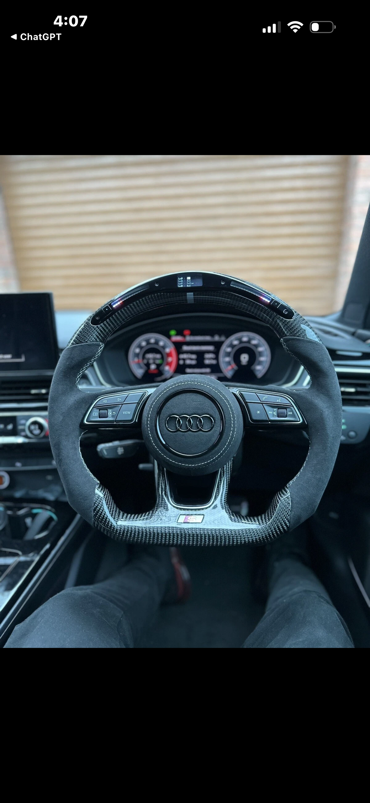 AUDI B9 STYLE CUSTOMIZABLE STEERING WHEEL (FITS 2010+ ALL MODELS)