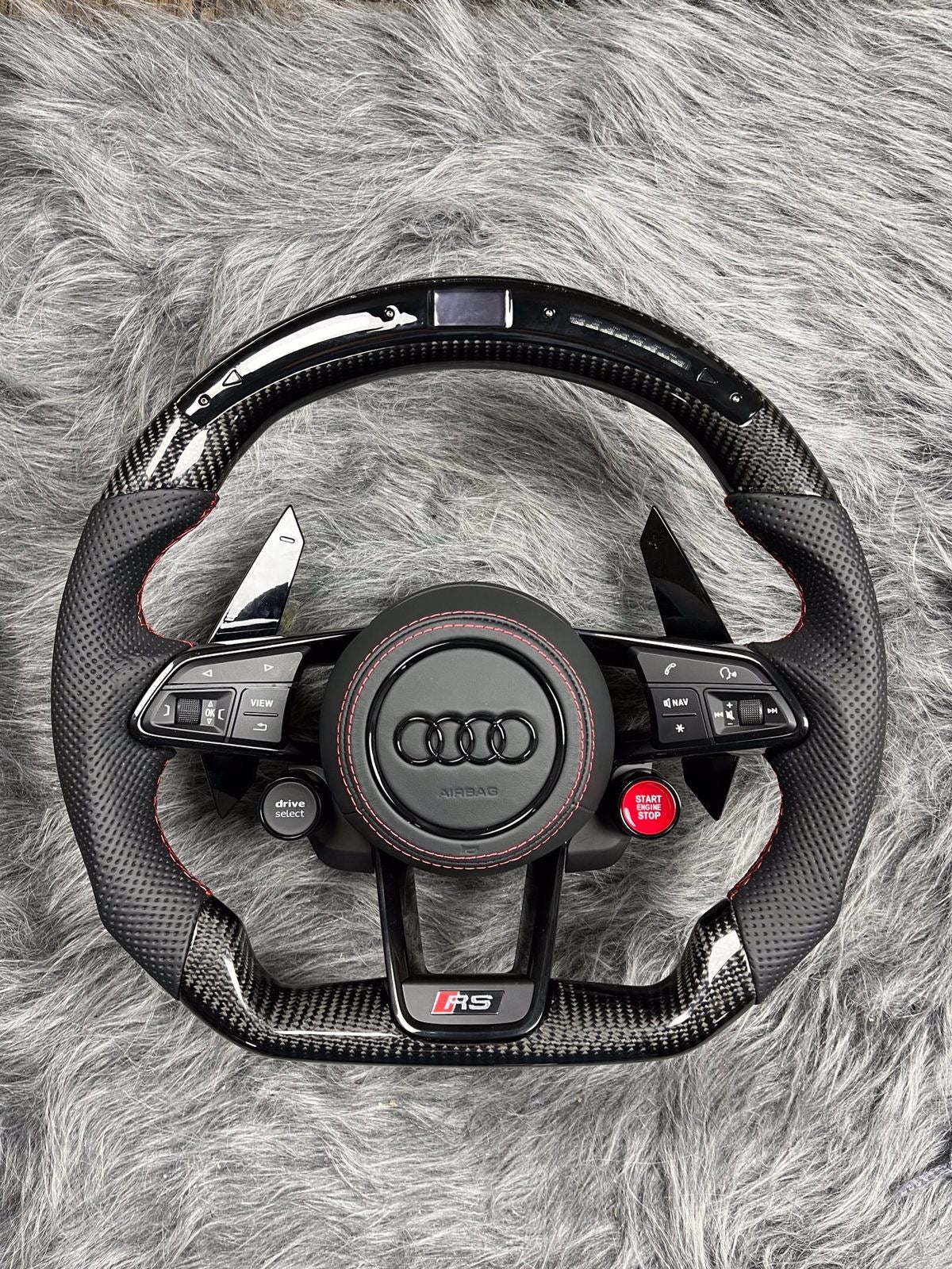 AUDI R8/TT STYLE CUSTOMIZABLE STEERING WHEEL (FITS 2010+ ALL MODELS)