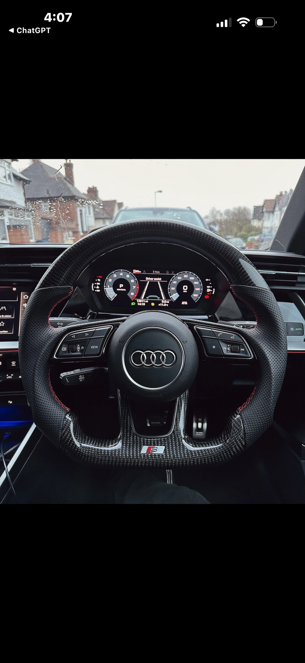 AUDI B9 STYLE CUSTOMIZABLE STEERING WHEEL (FITS 2010+ ALL MODELS)