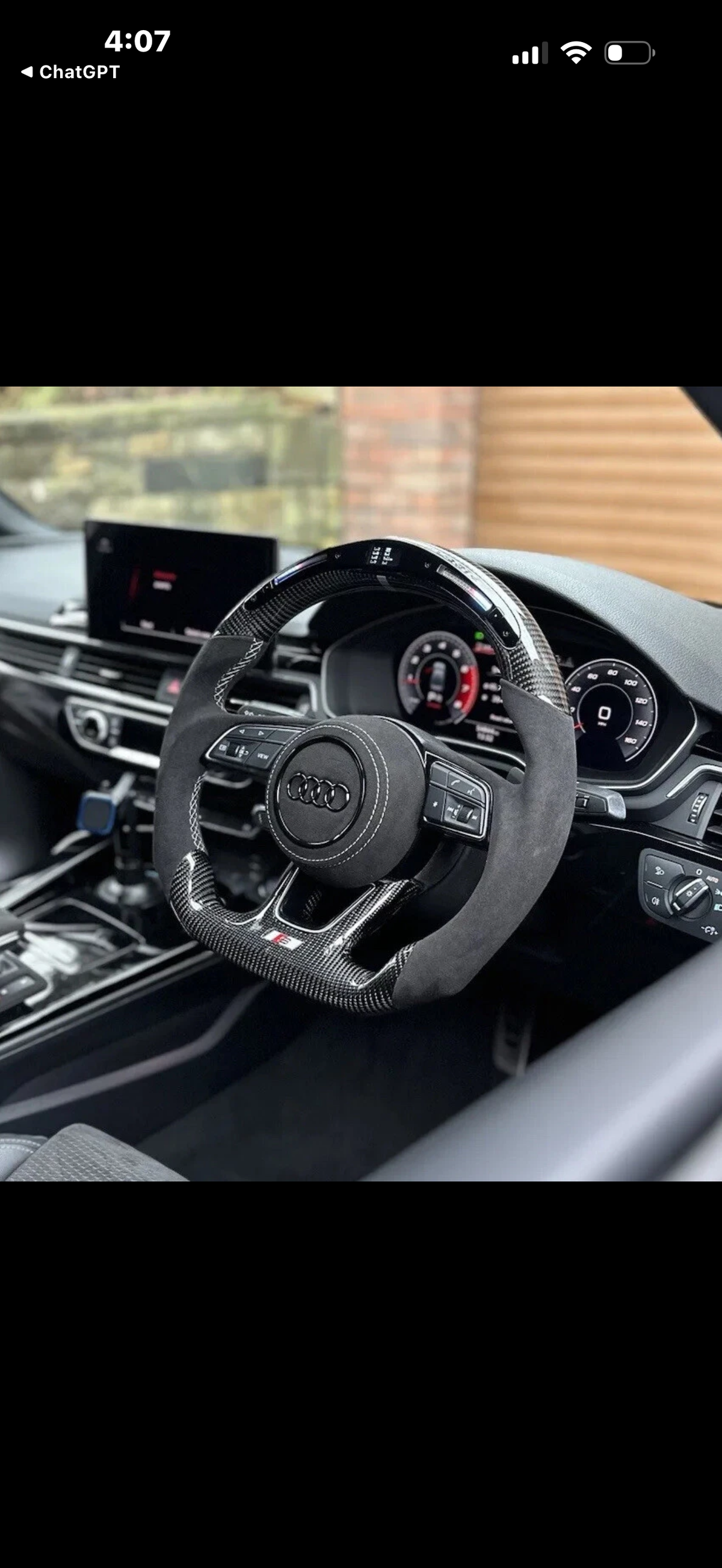 AUDI B9 STYLE CUSTOMIZABLE STEERING WHEEL (FITS 2010+ ALL MODELS)