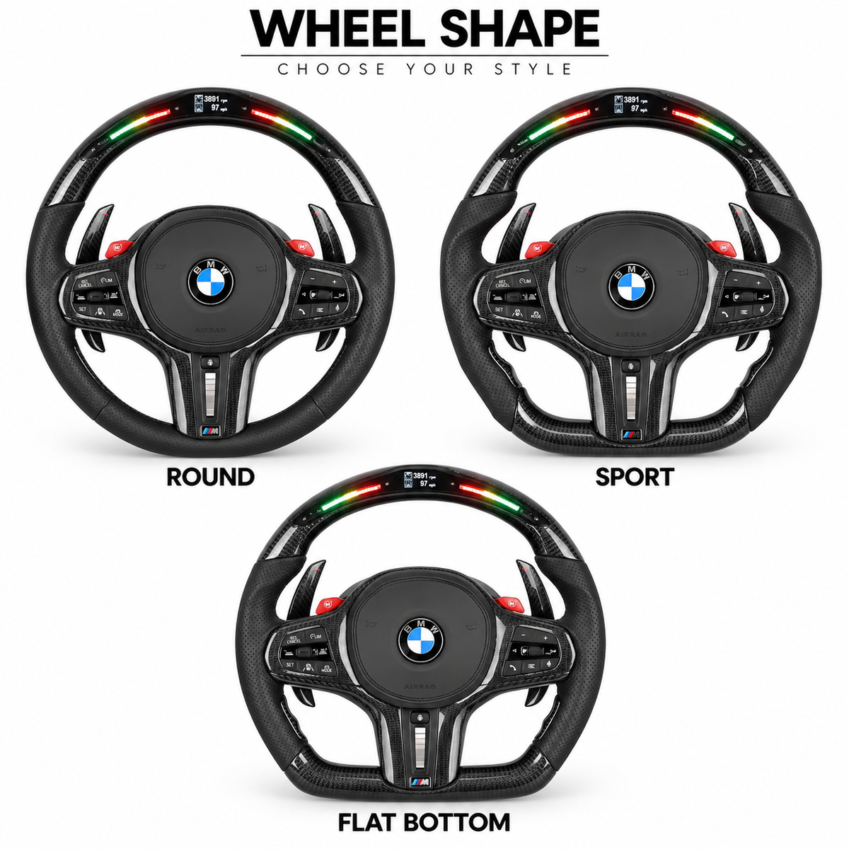 BMW G-Series M Sport Custom Steering Wheel