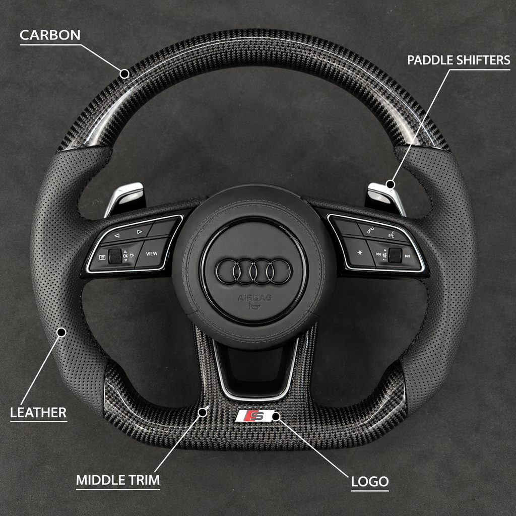 AUDI RS6 STYLE CUSTOMIZABLE STEERING WHEEL