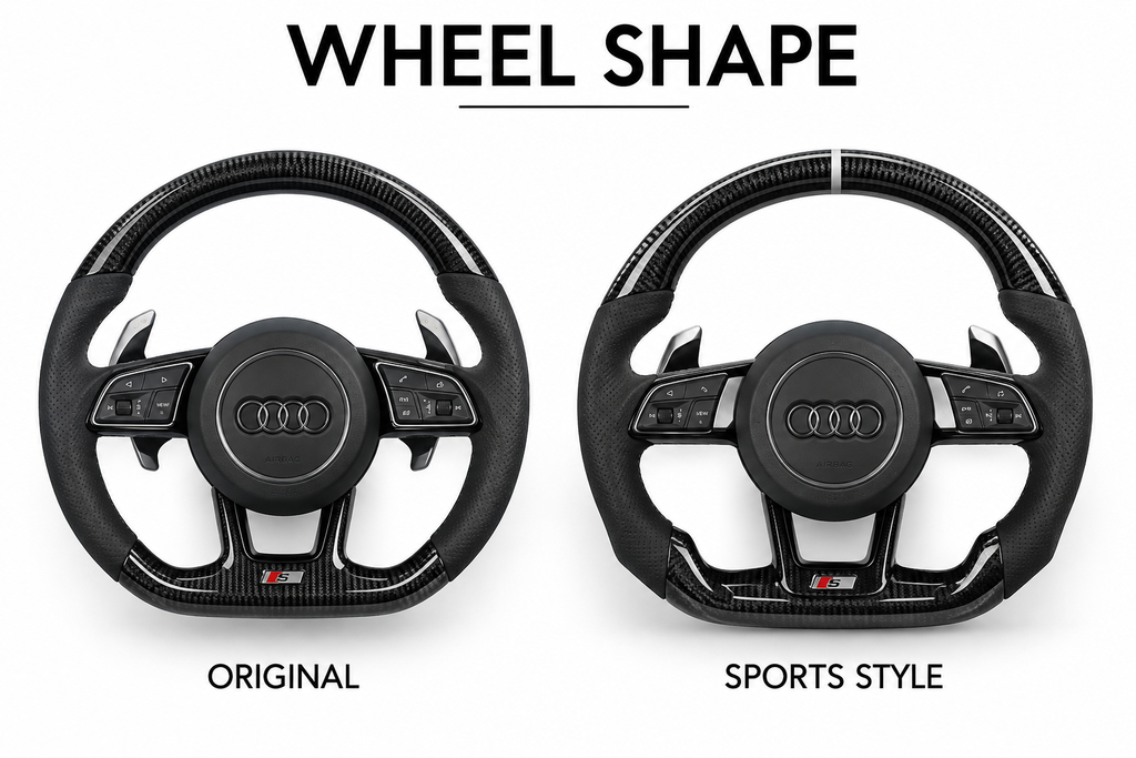 AUDI RS6 STYLE CUSTOMIZABLE STEERING WHEEL