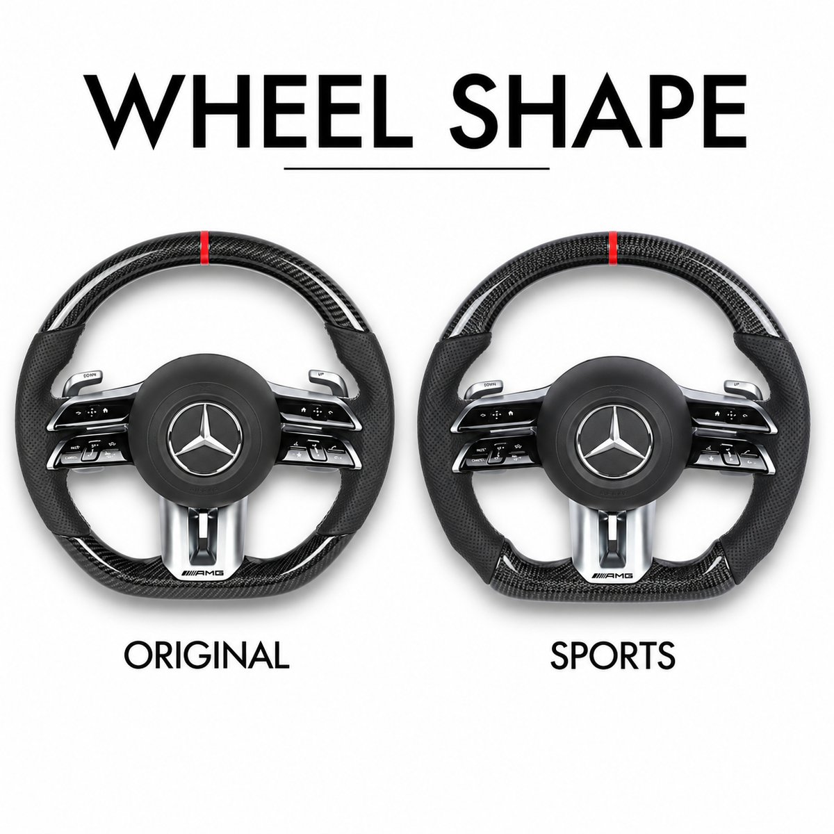MERCEDES-BENZ 2023 AMG STYLE CUSTOMIZABLE STEERING WHEEL